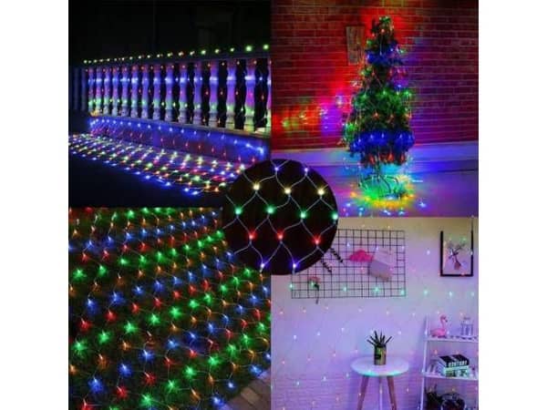 Cortina Luces  RED  3x2 Multicolor 